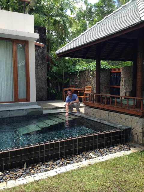 The plunge pool in The Sarojin Pool Residence