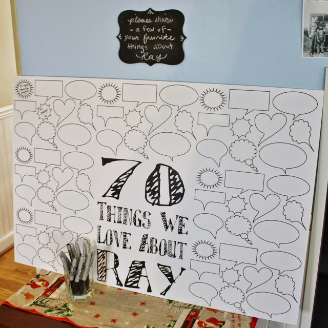 Easy 70th birthday party ideas: Planning my Dad's milestone birthday - Fab Everyday