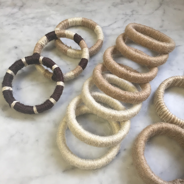 Safari Fashion: DIY Layered Jute Bangle Bracelets