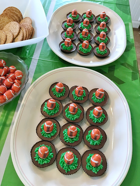 football party dessert ideas - game day Reese's cups