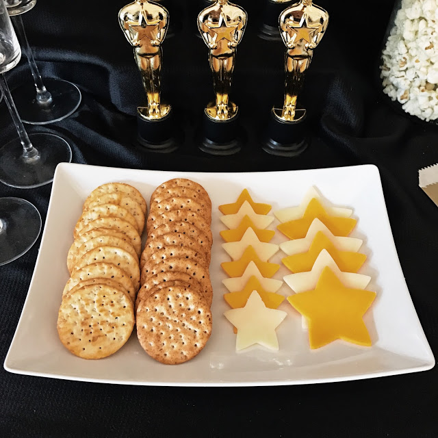 star cheese - easy appetizer idea for an academy awards movie awards show party