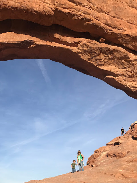 Window Arch in Arches National Park - itinerary for a Southwest road trip with kids