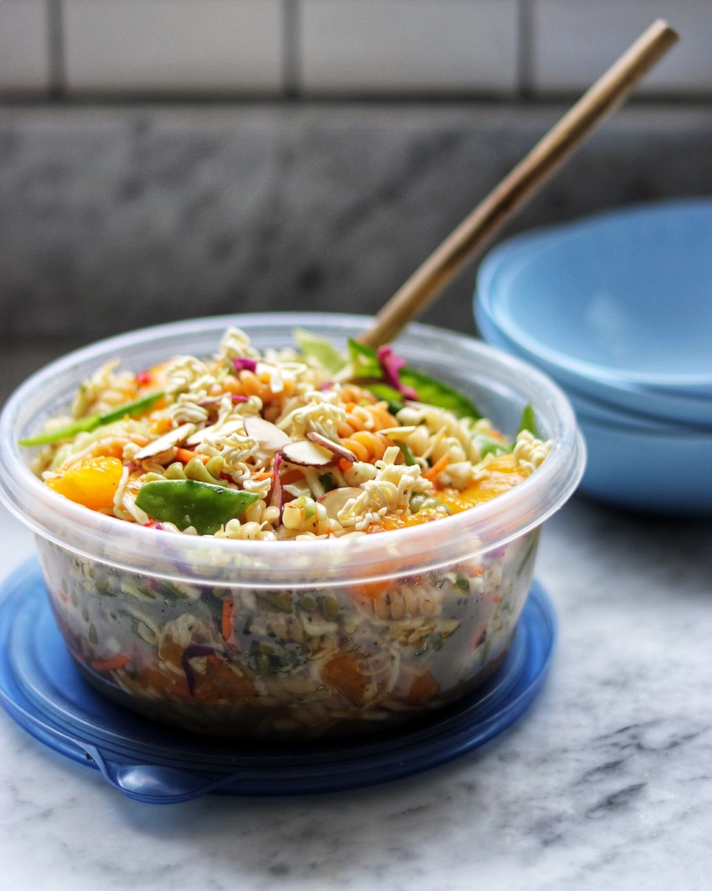Crunchy Asian Pasta Salad