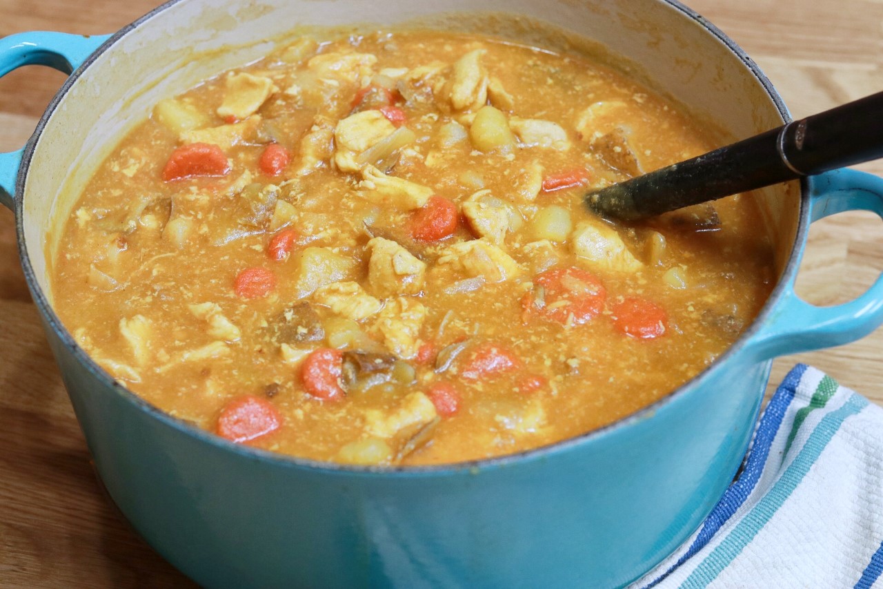 easy freezer meals for new moms: curry