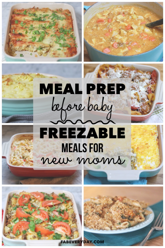 Freezable meals for new moms (and tips for how to meal prep before baby)