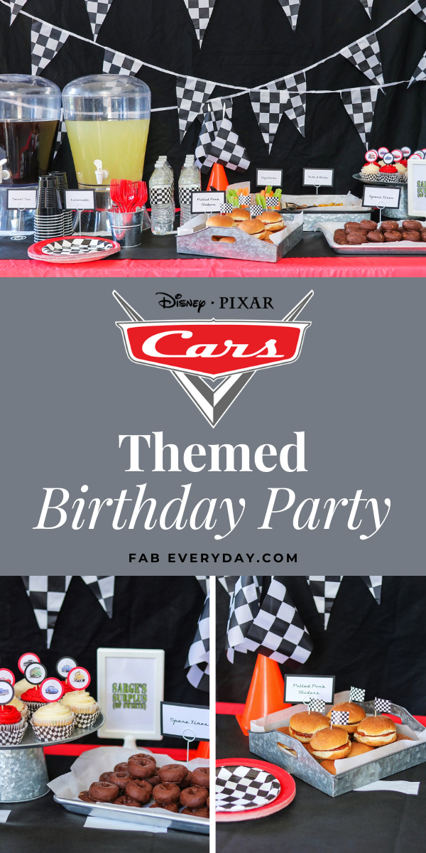 Disney Cars Themed Birthday Party