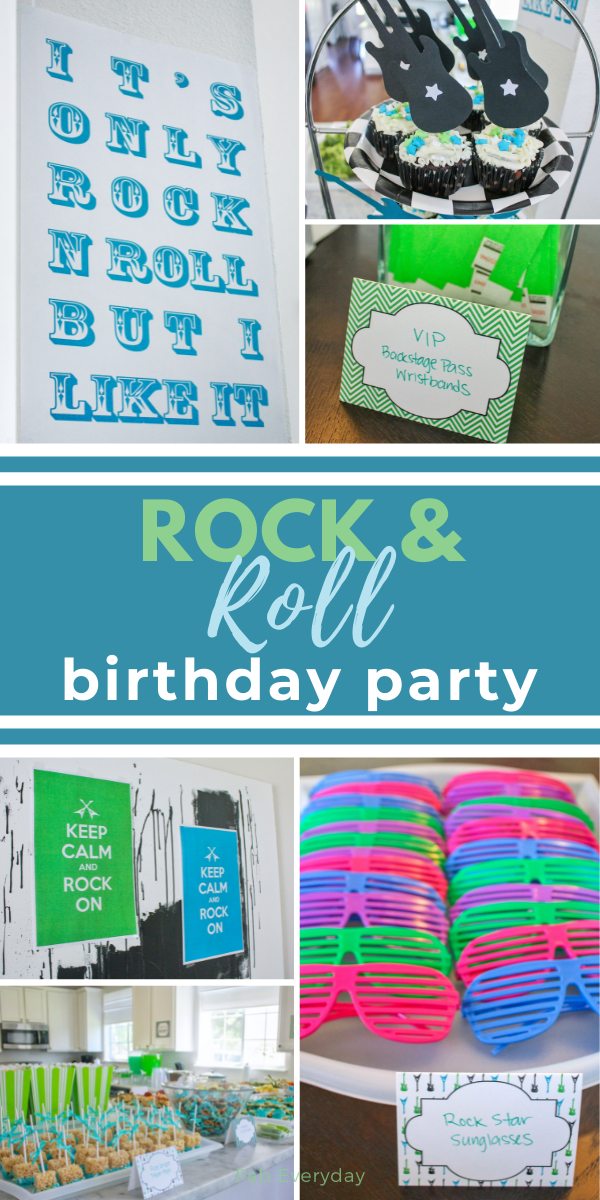 Rock and Roll Birthday Party