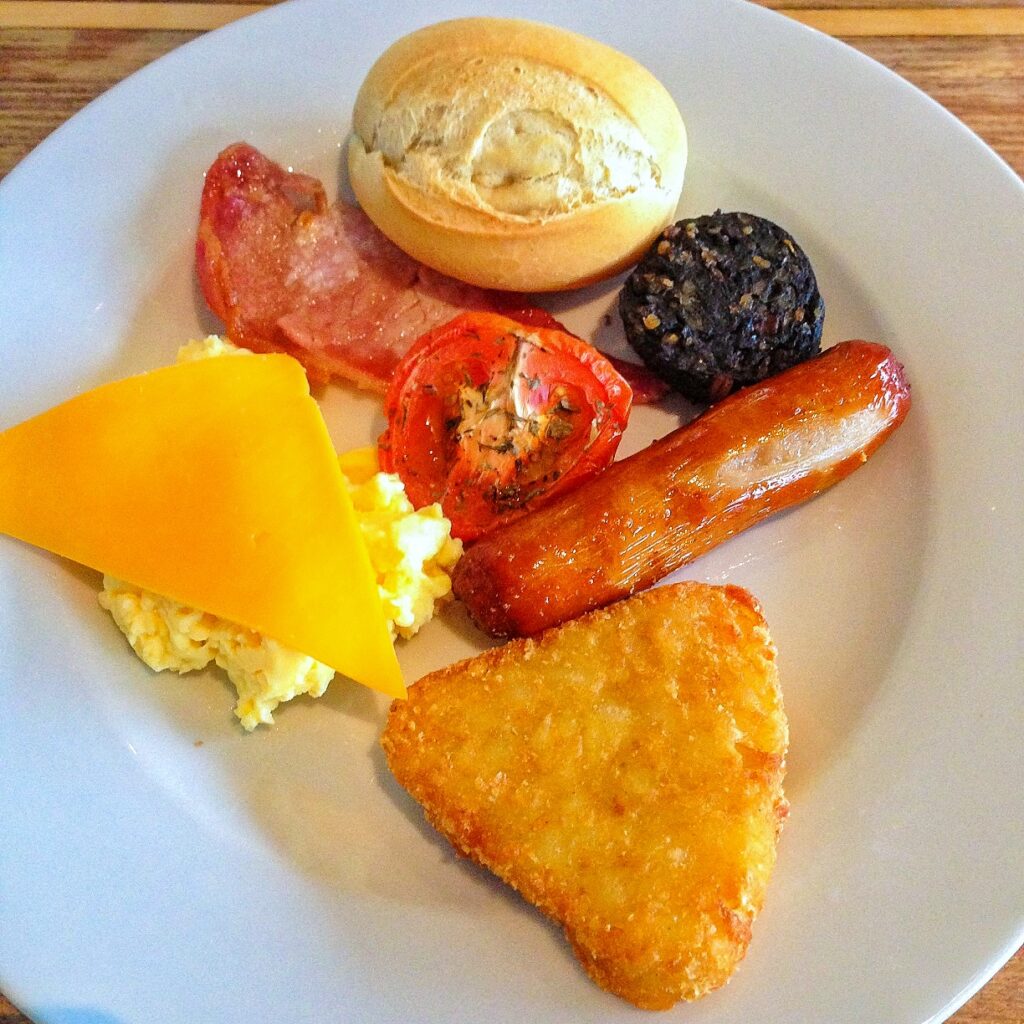 Ireland itinerary 7 days: Irish Breakfast at Cork International Airport Hotel