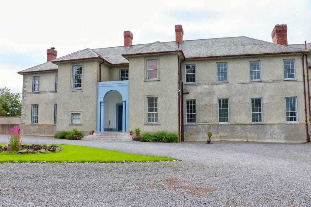 Where to stay during a 7 day driving tour of Ireland: CastleHacket House in Tuam, County Galway