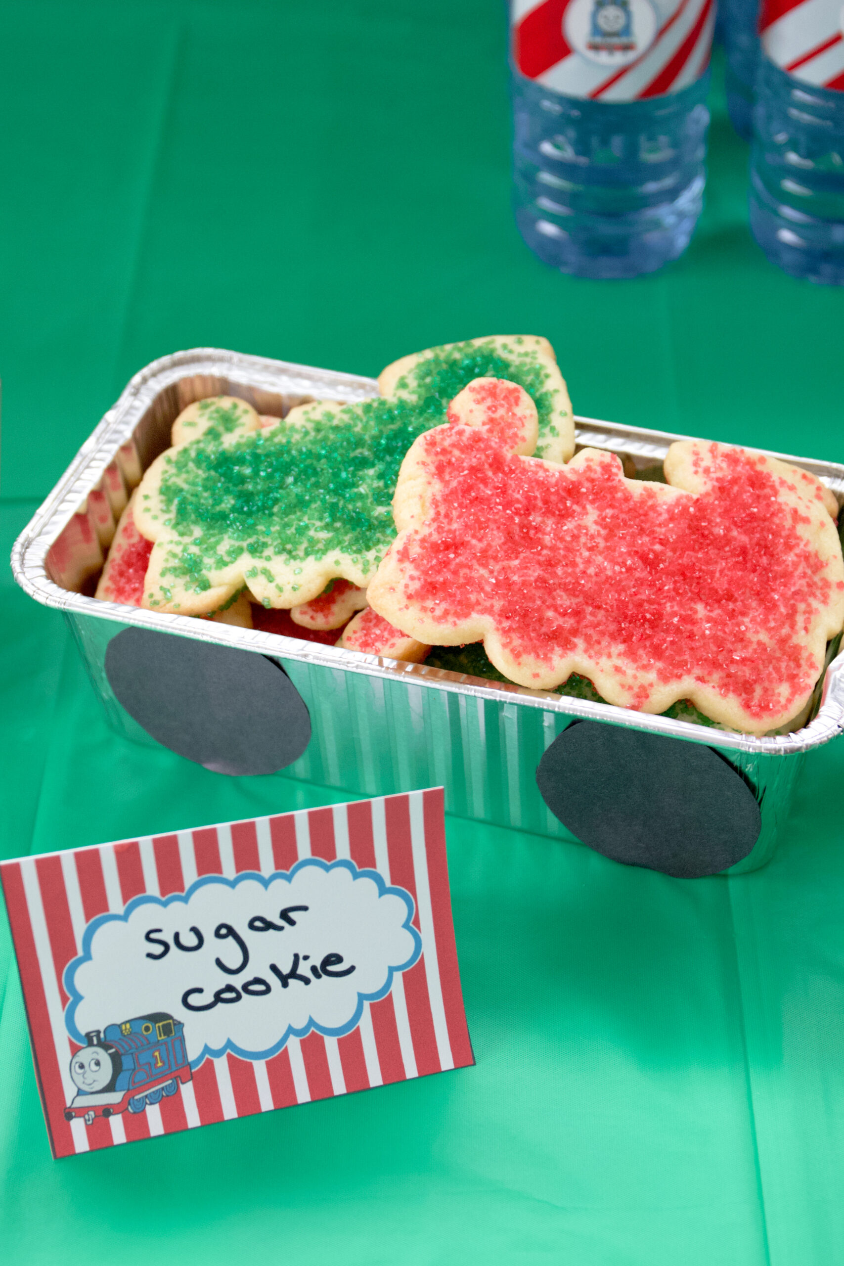 Thomas the Train Themed Party Dessert Idea - Train Cookies