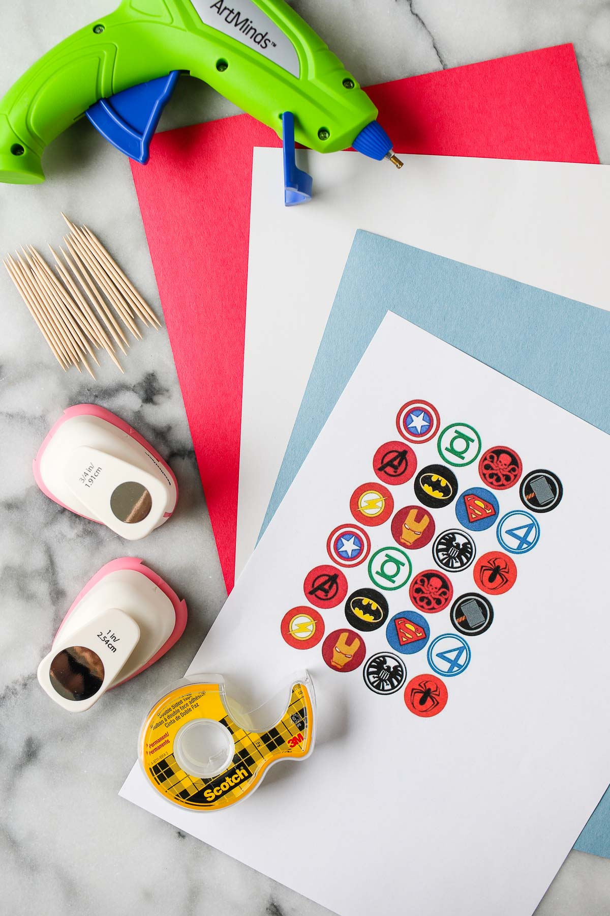 DIY cupcake toppers instructions