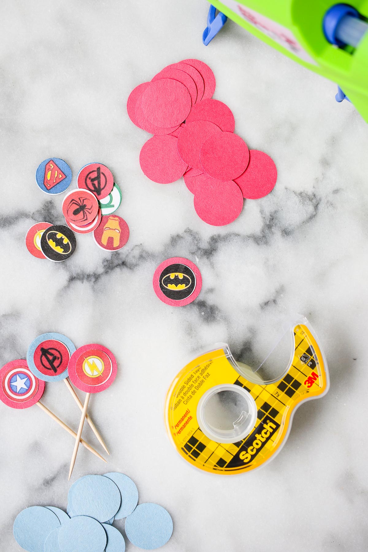 DIY cupcake toppers instructions