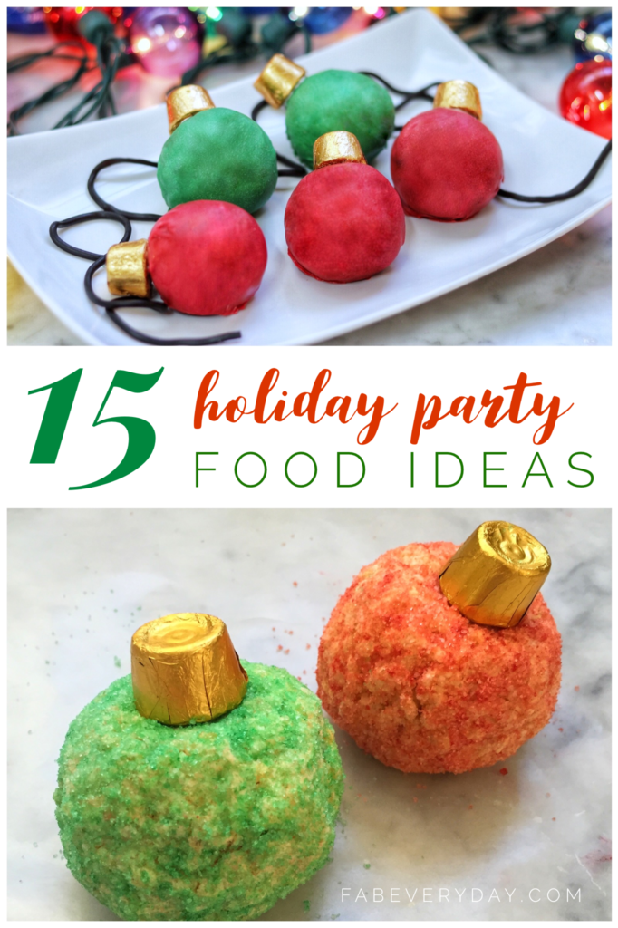 15 fun and easy Christmas party food ideas