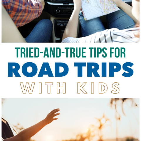 Tips for having the best, low-stress family road trip (including lots of car activities for toddlers and young kids)