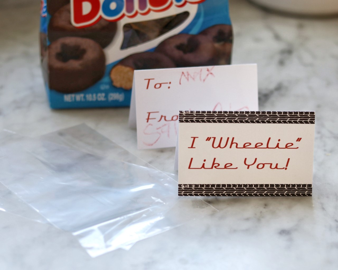 car themed valentines idea (with free printable)