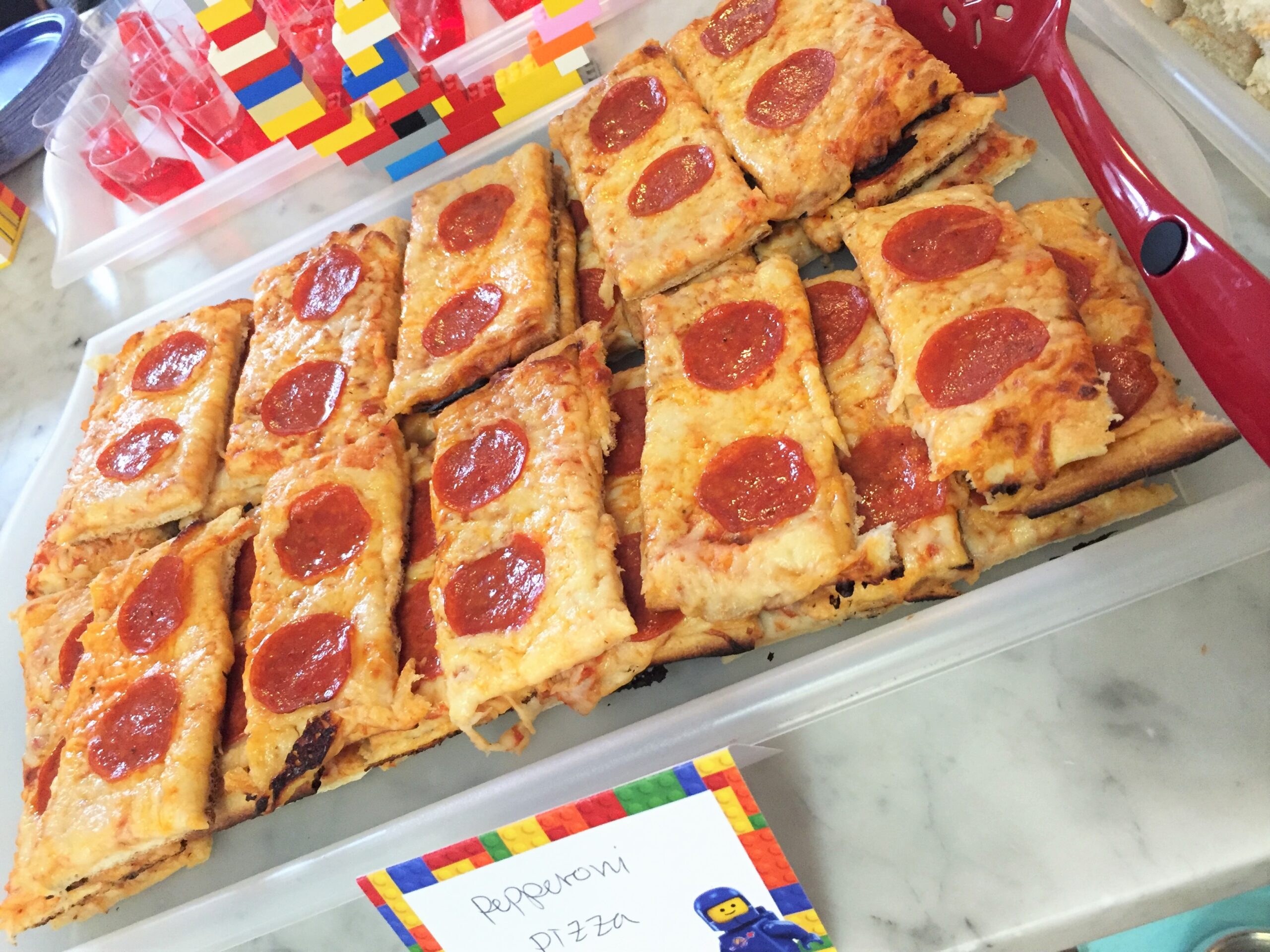 Lego themed food ideas