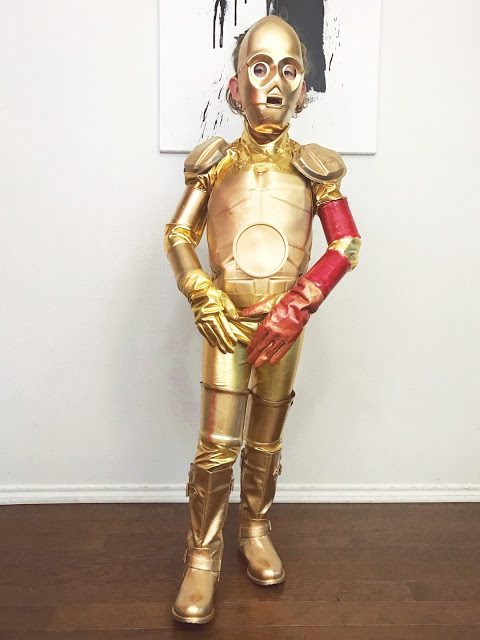 DIY Star Wars: The Force Awakens Costume - Red-Arm C-3PO