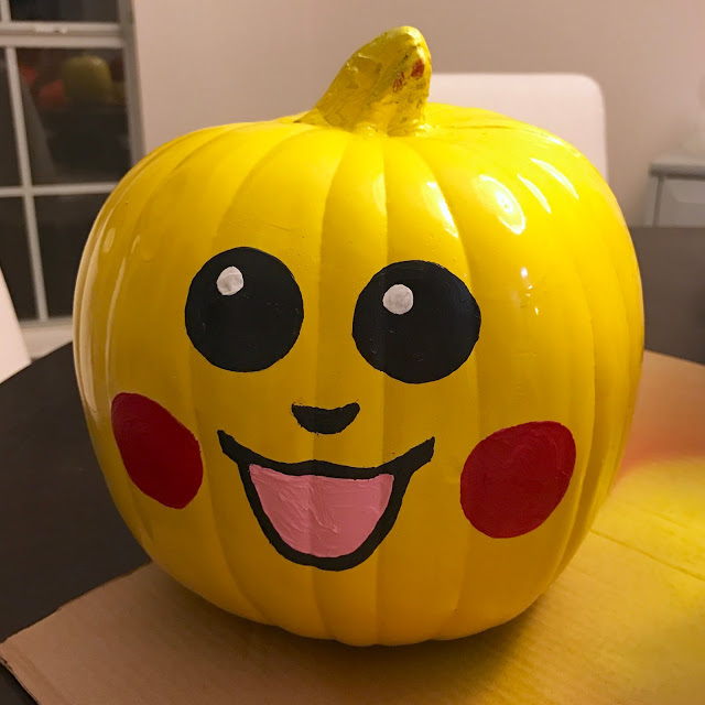 How to make Pikachu pumpkin for Halloween