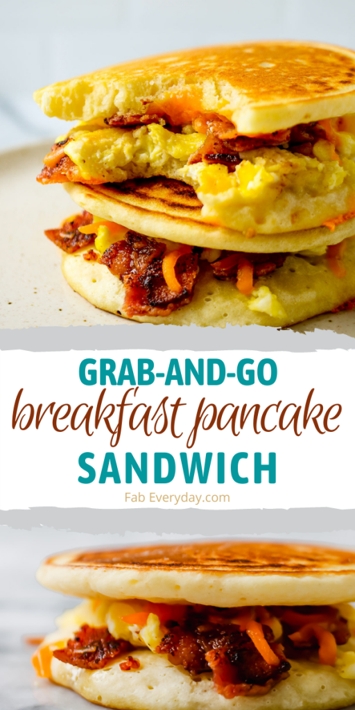 Grab-and-Go Breakfast Pancake Sandwich