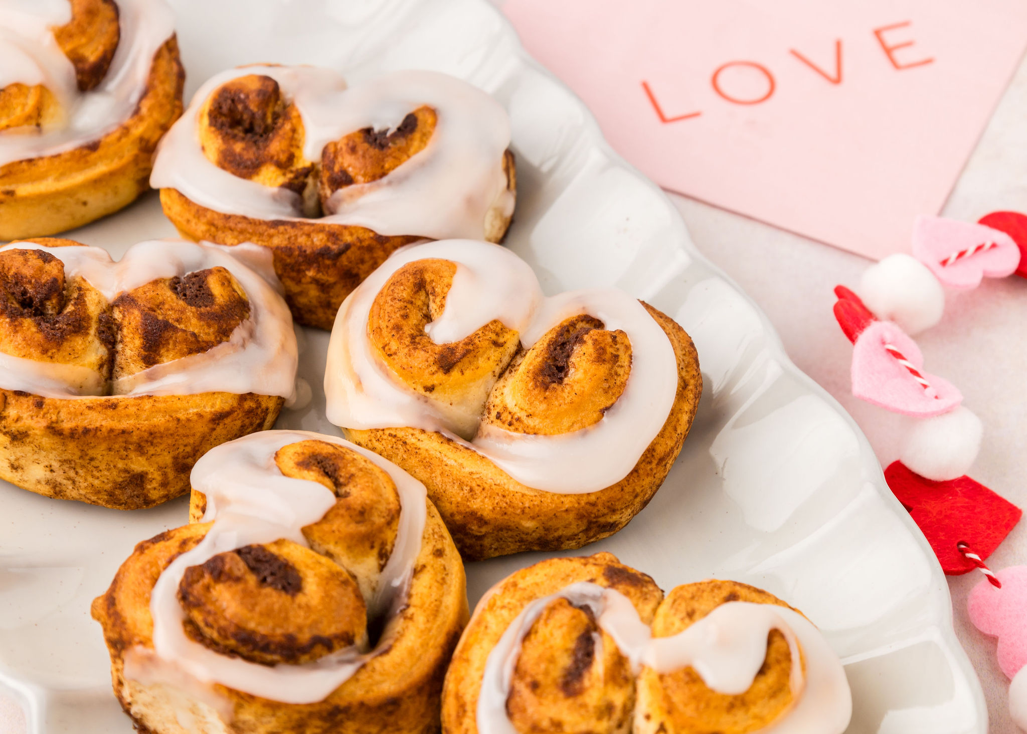 canned cinnamon roll hacks: pillsbury heart shaped cinnamon rolls