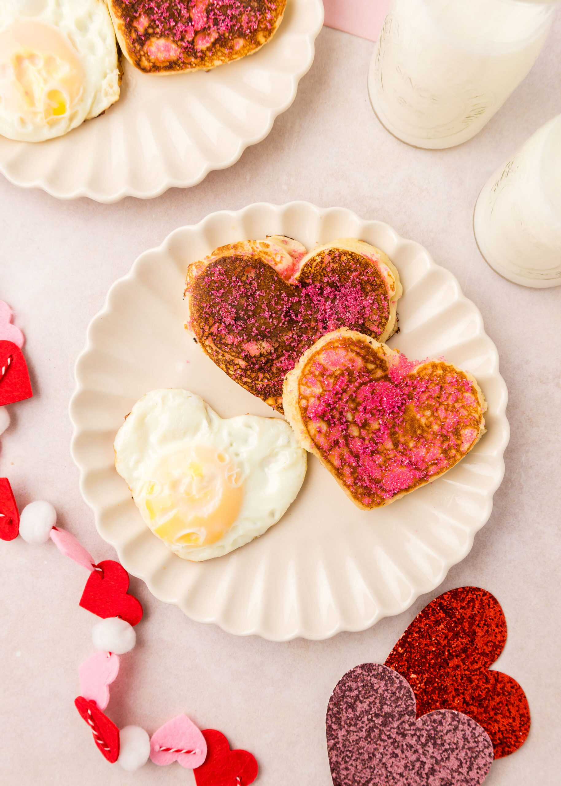 how to make a heart shaped pancake for valentine's day breakfast