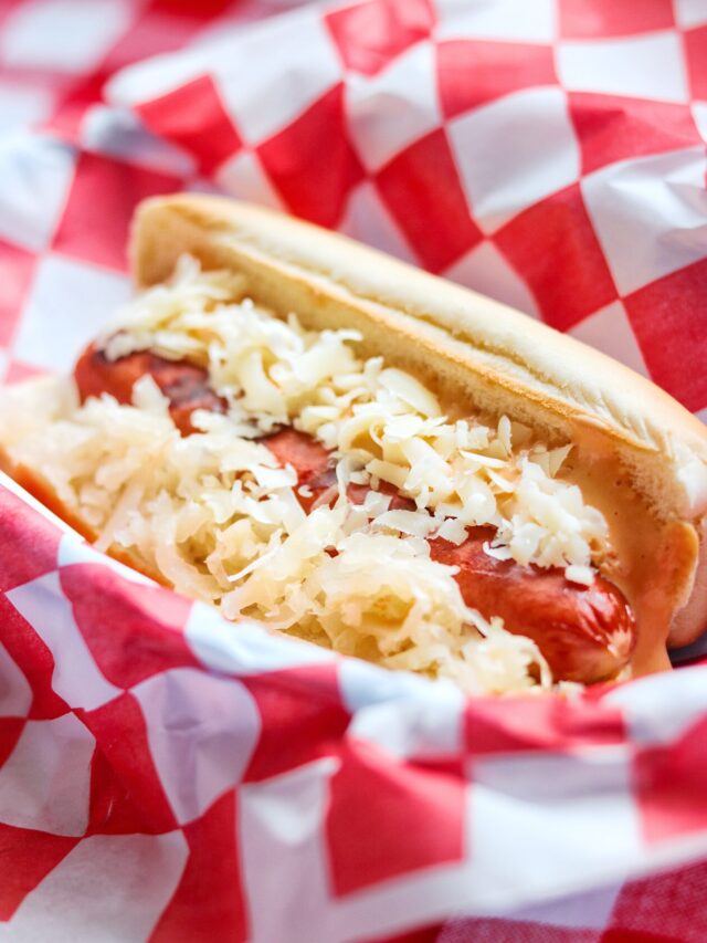 Hot Dog Bar Toppings - Reuben Dog
