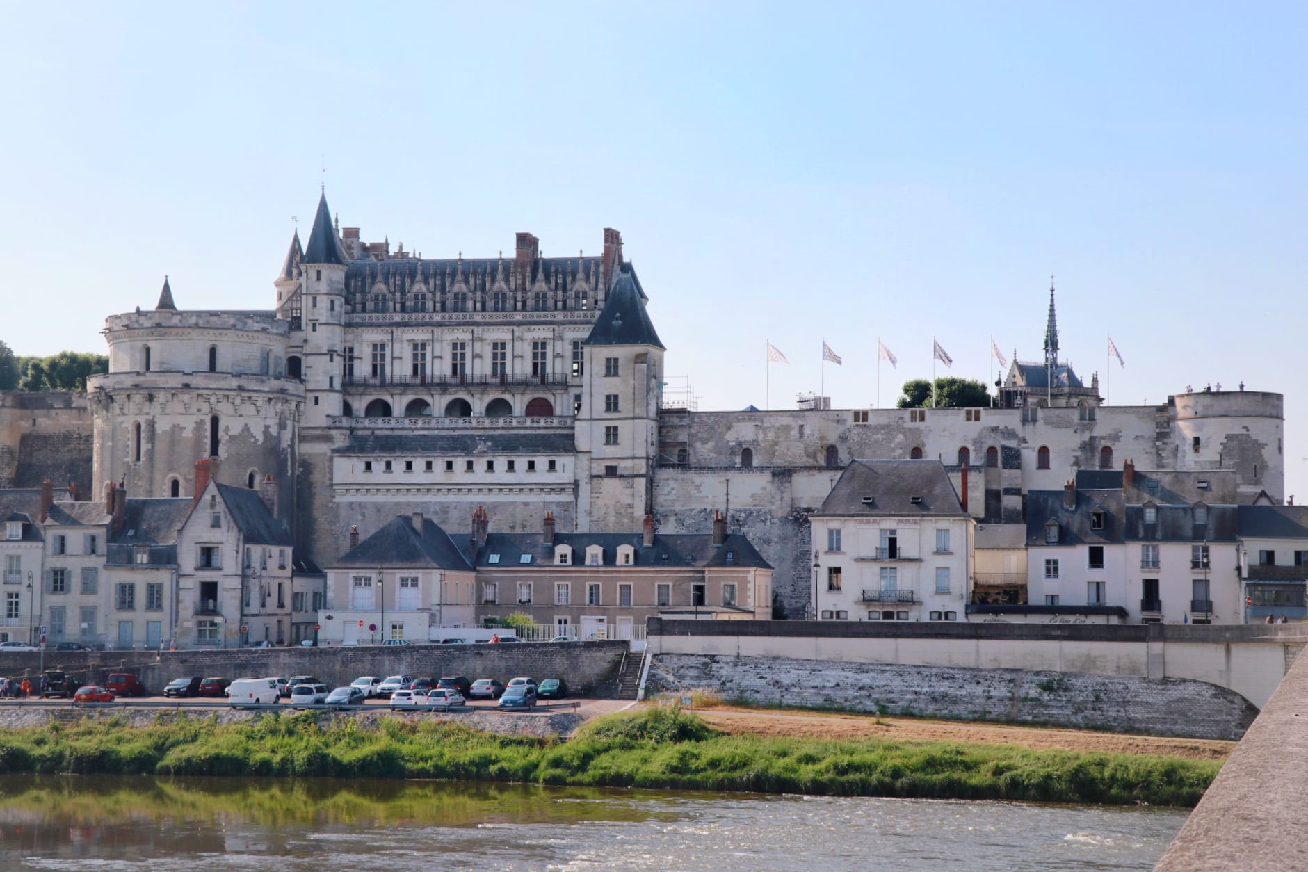 Loire Valley scenic route driving itinerary from Paris by car: Château d'Amboise