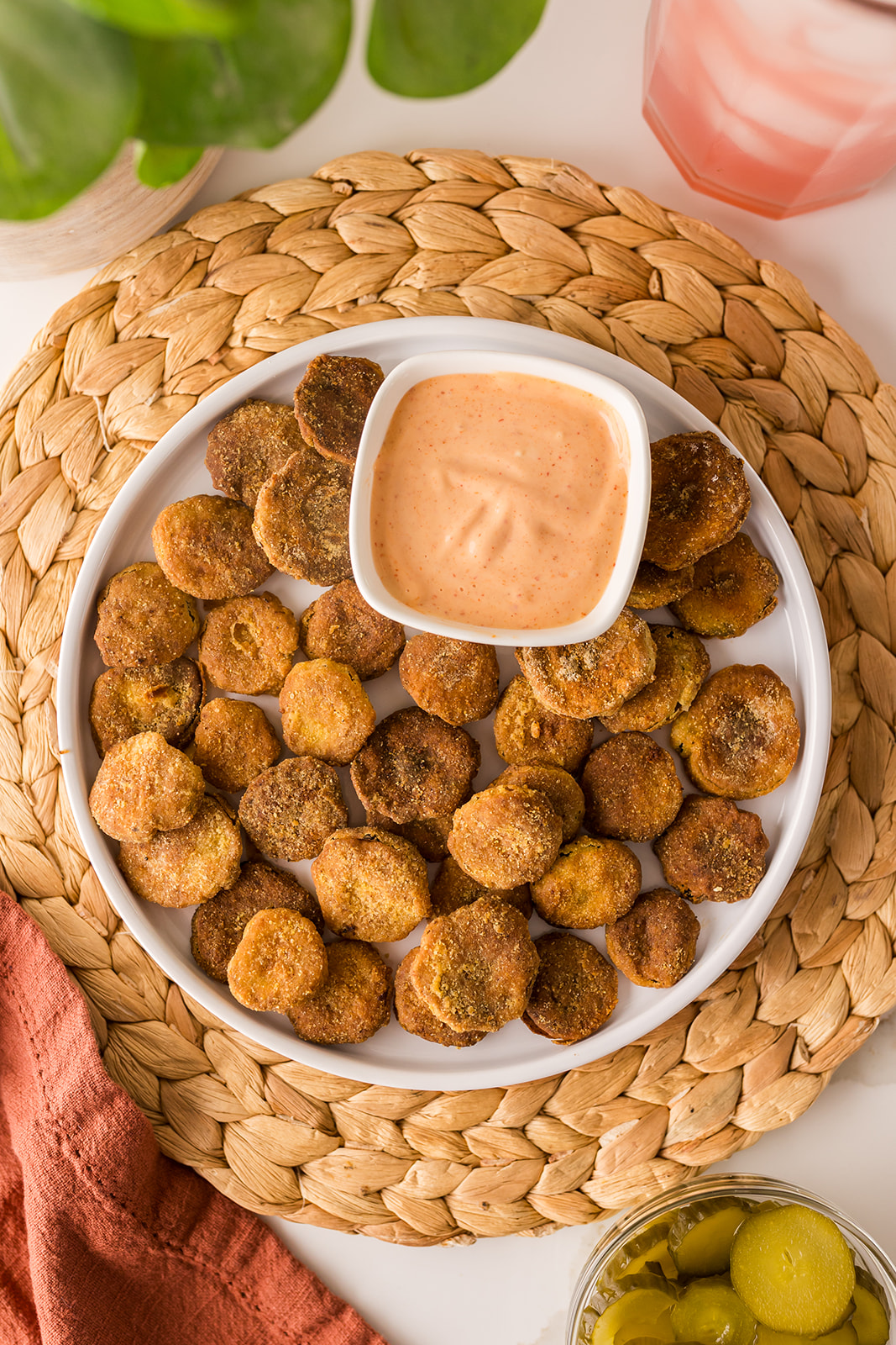 air fried pickle chips recipe