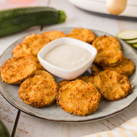 Air Fryer Ranch Zucchini Chips Recipe