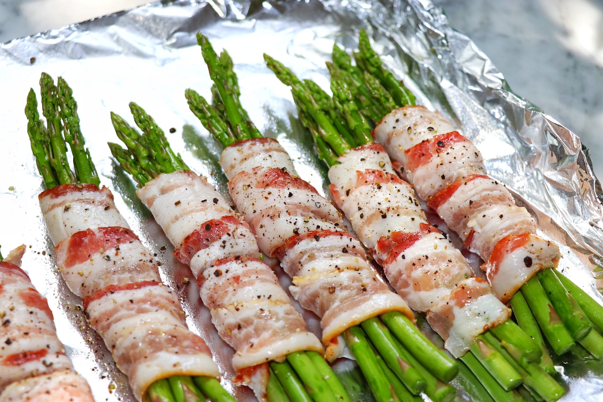 grilled bacon wrapped asparagus recipe