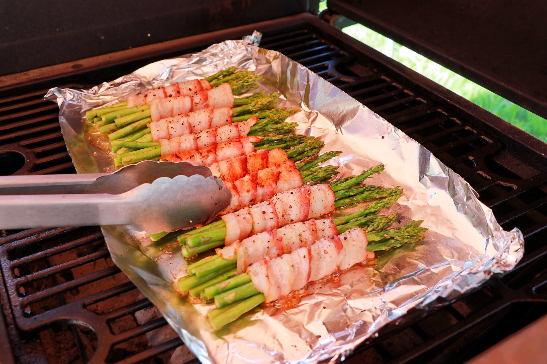 grilled bacon wrapped asparagus recipe