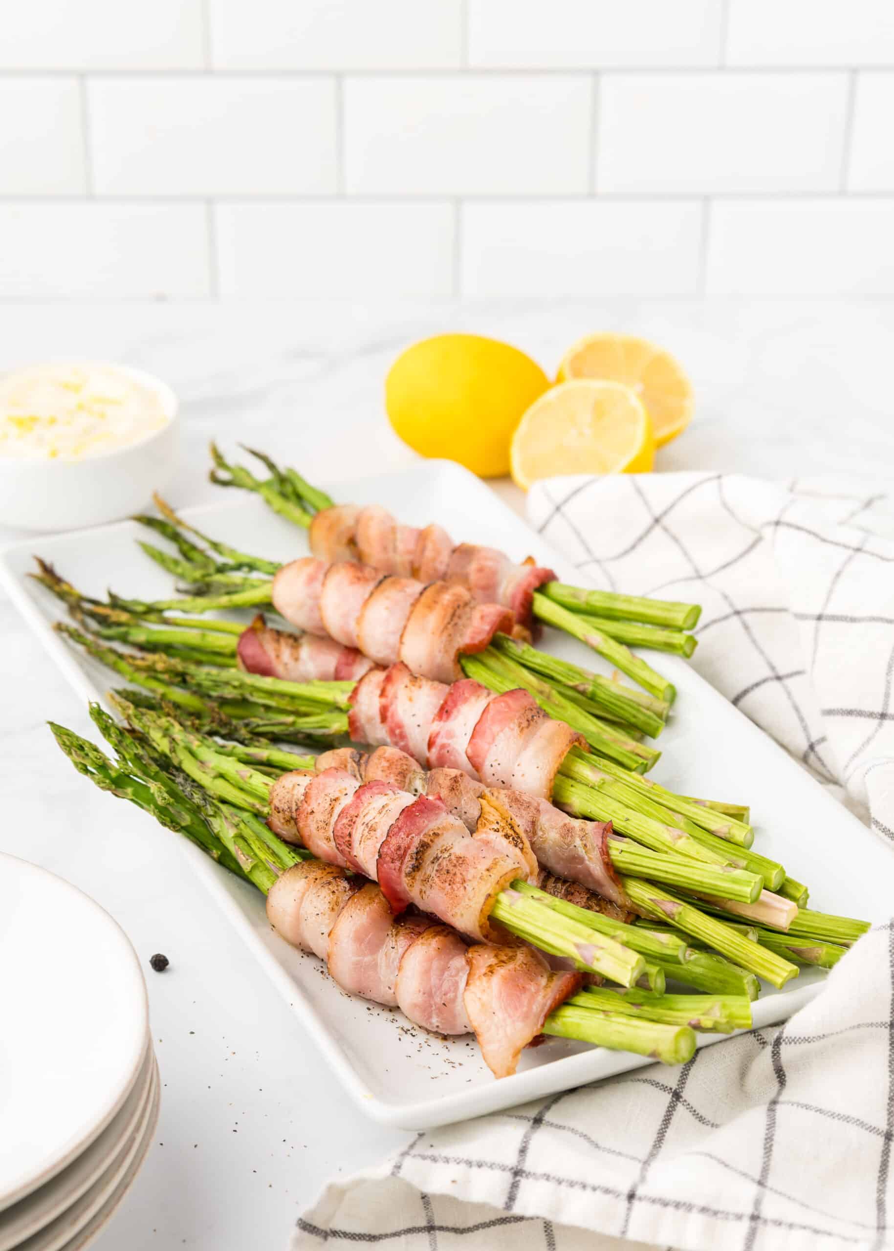 grilled bacon wrapped asparagus
