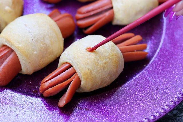 spider hot dogs
