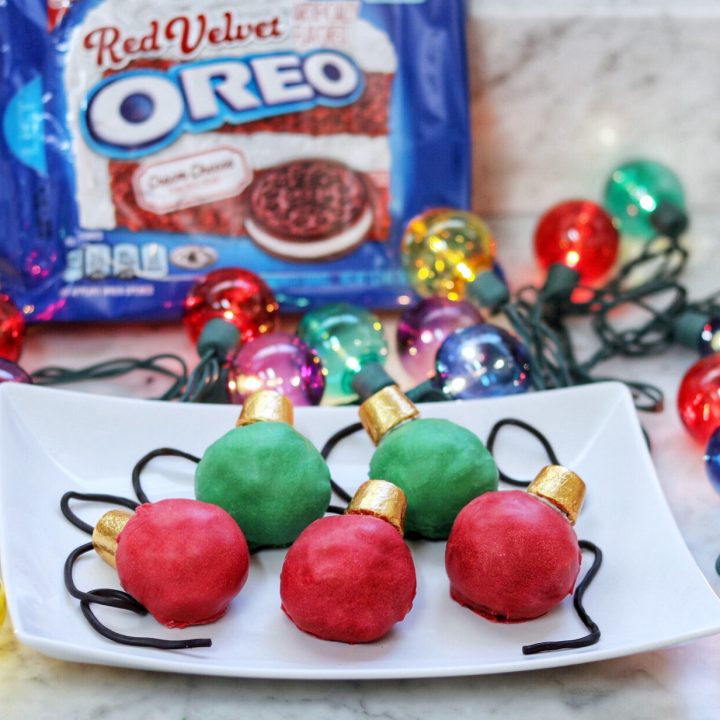 OREO Cookie Balls Christmas Lights