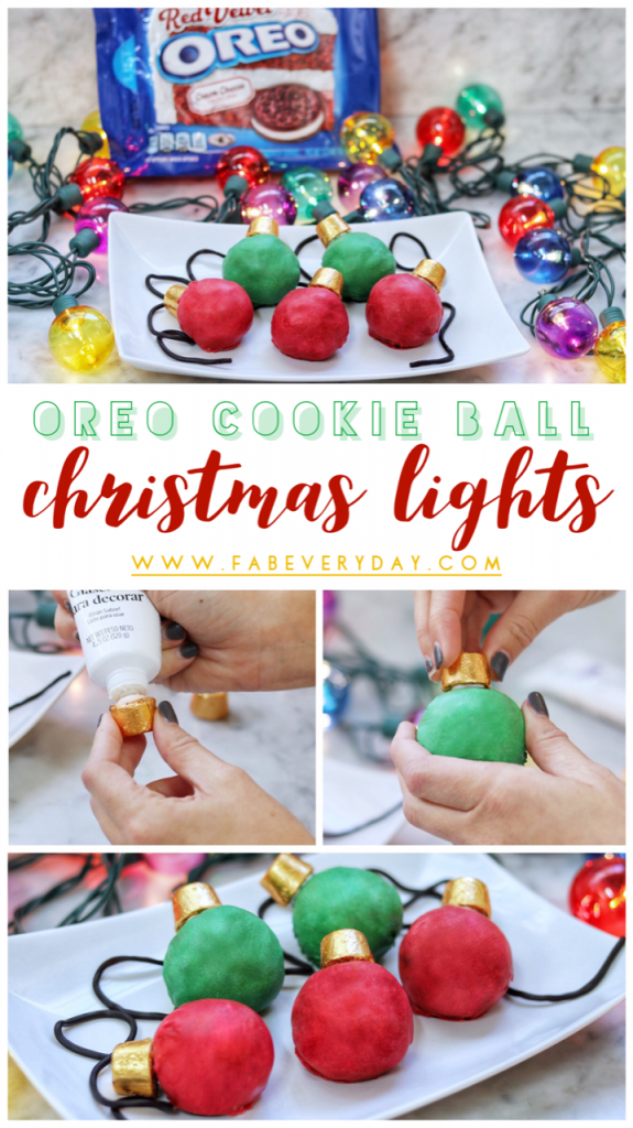 OREO Cookie Balls Christmas Lights
