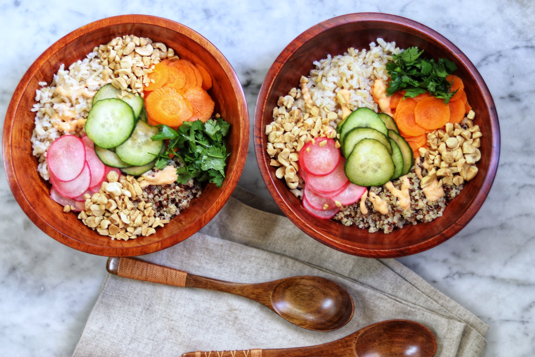 Vegetarian Banh Mi Bowl recipe (healthy, super food lunch) Fab Everyday