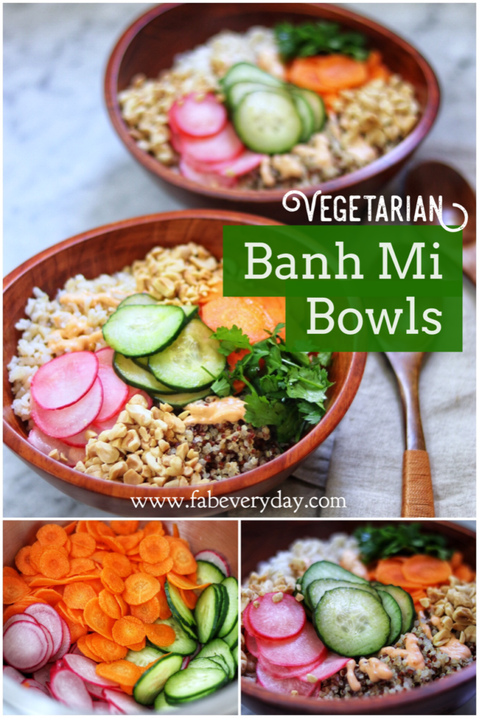 vegetarian banh mi bowl recipe
