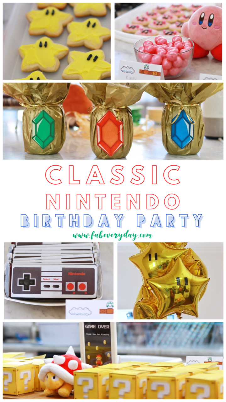 Classic Nintendo Birthday Party