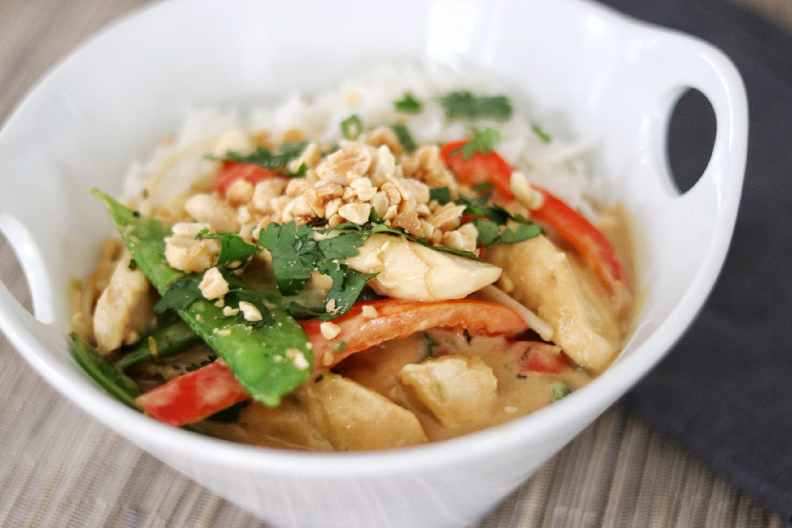 Thai style coconut chicken recipe