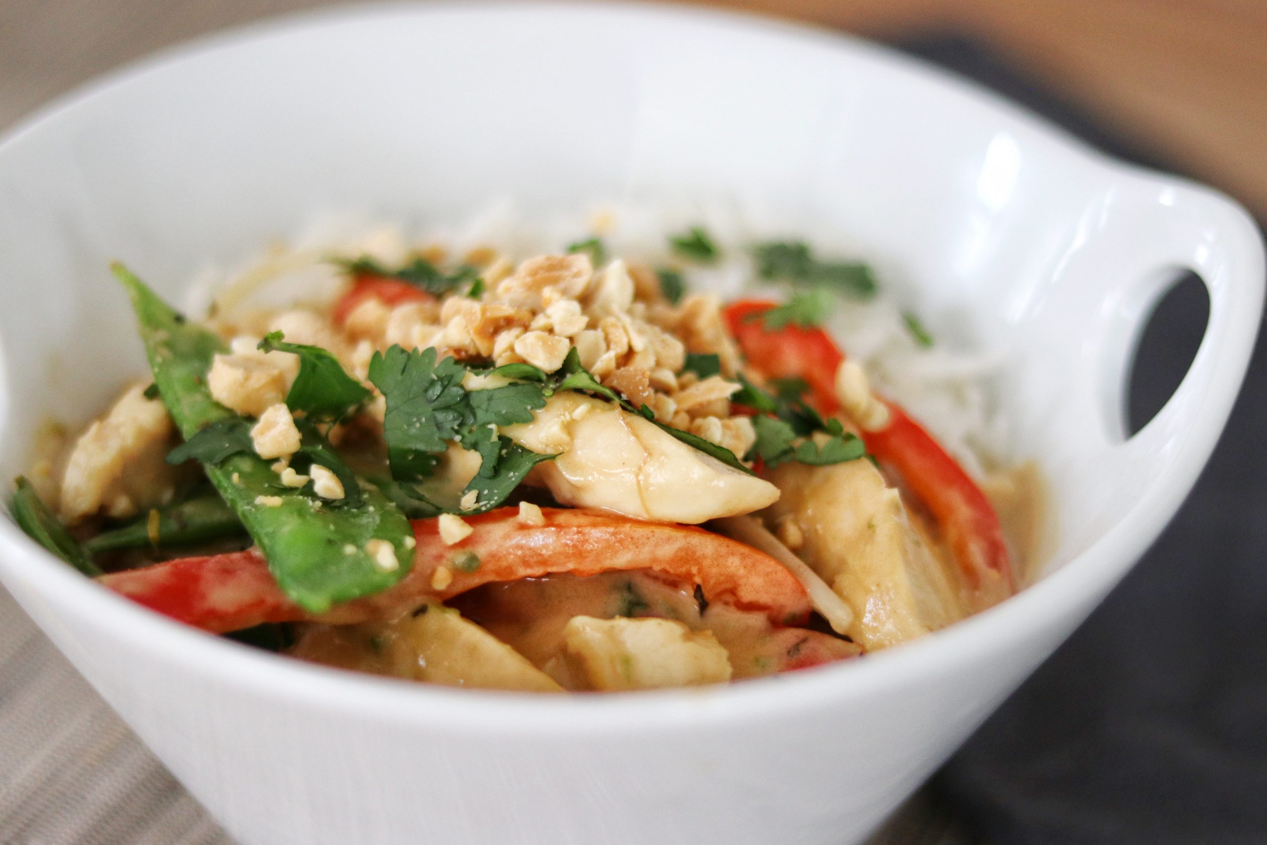 Thai peanut chicken stir fry recipe