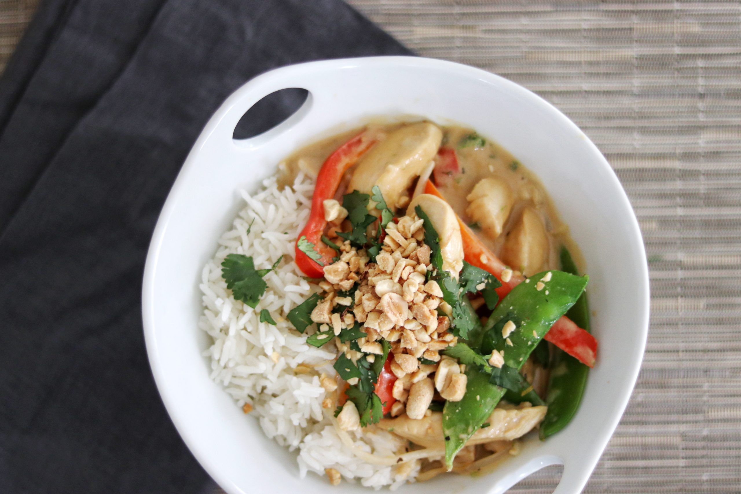 Thai-Style Coconut Peanut Chicken Stir Fry recipe