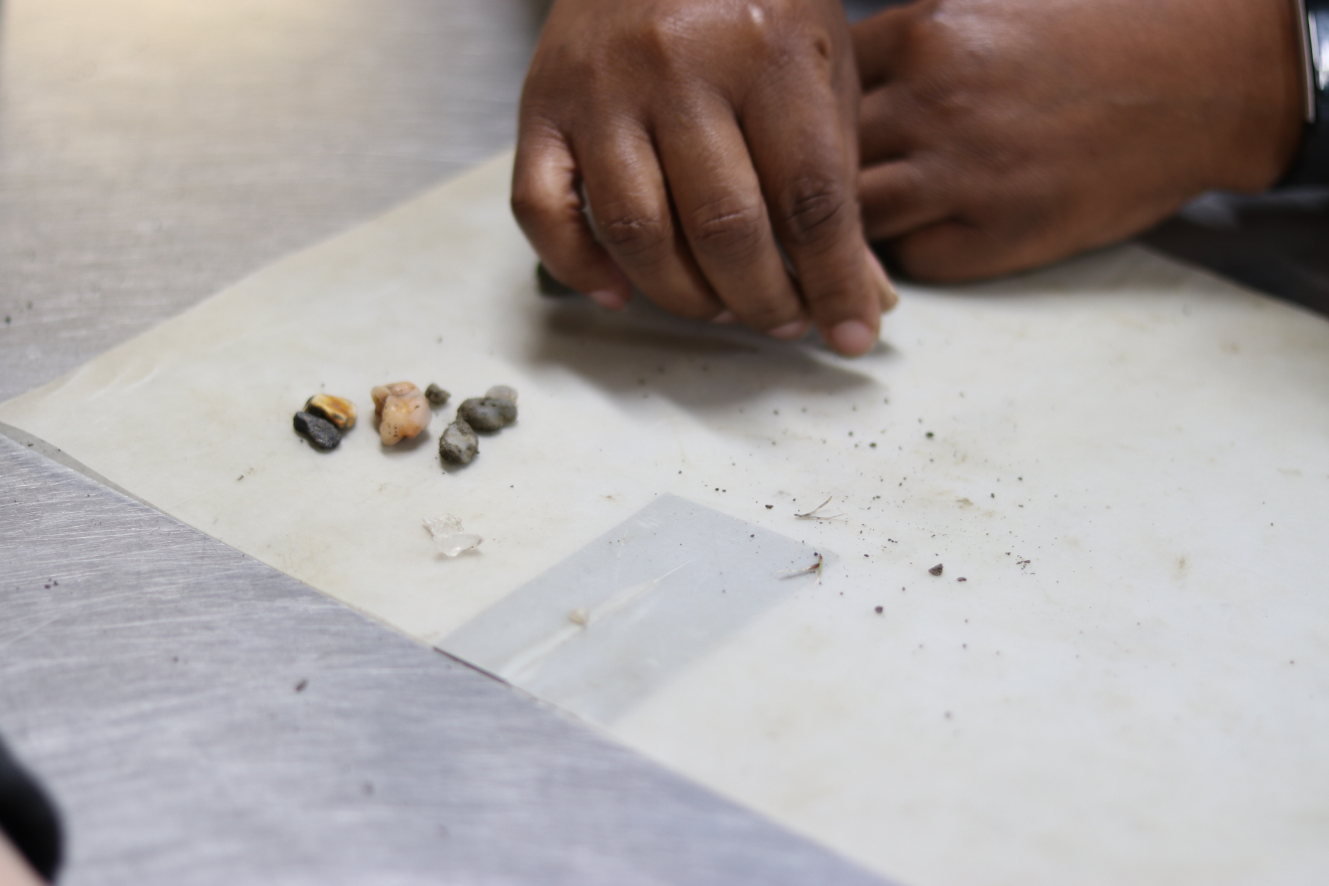 Stone identification at Crater of Diamonds State Park