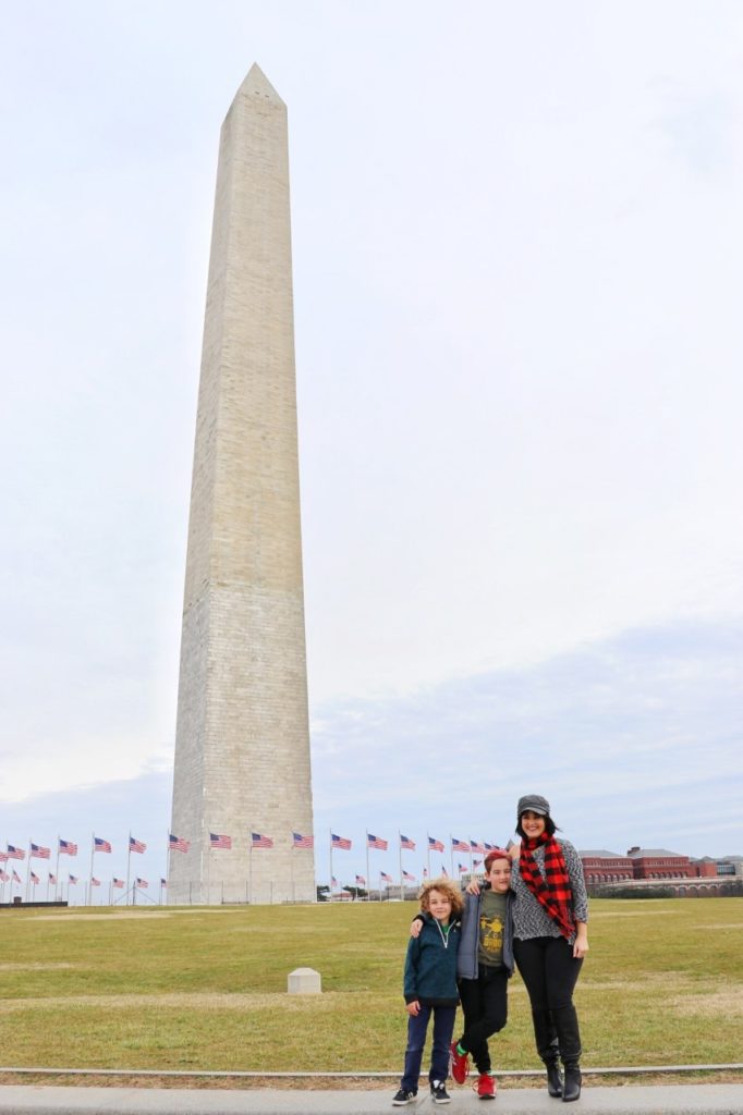 washington dc road trip itinerary: the Washington monument