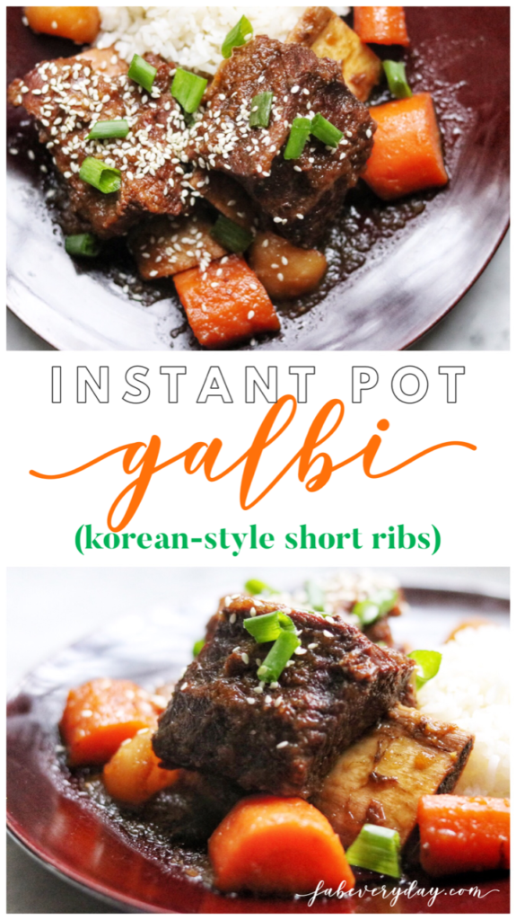 instant pot korean ribs recipe