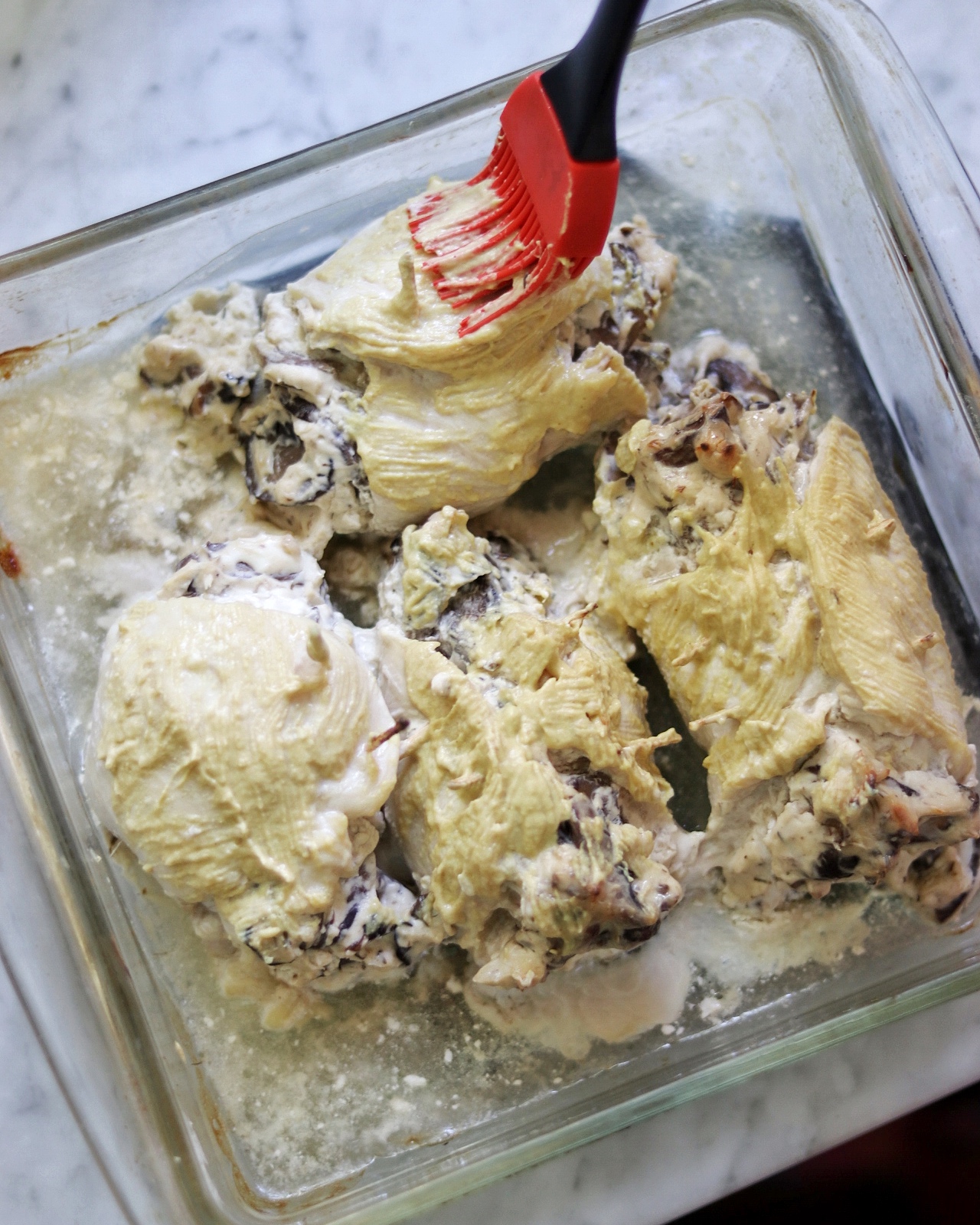 keto mushroom stuffed chicken