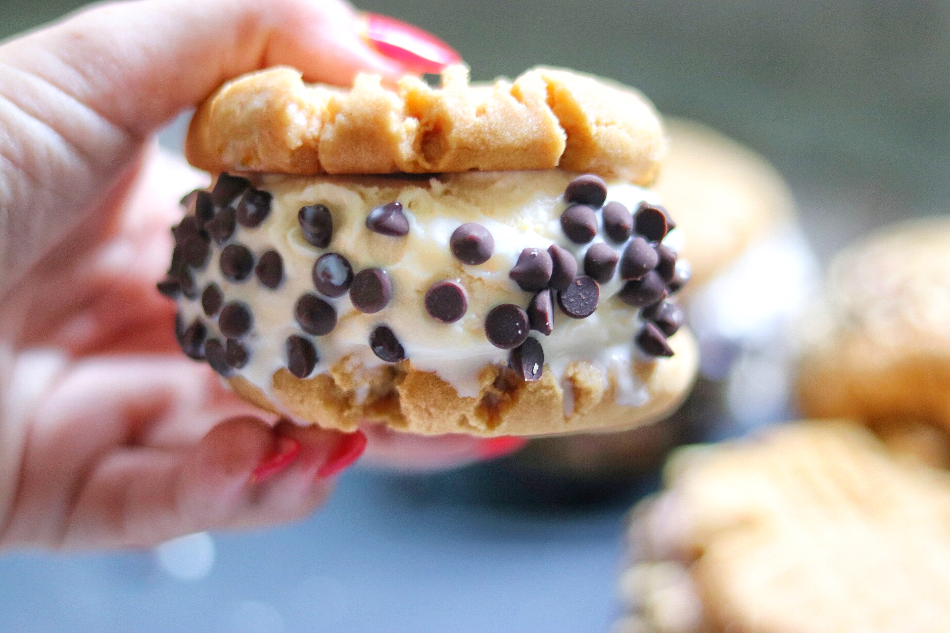 Peanut Butter Cookie Ice Cream Sandwich recipe