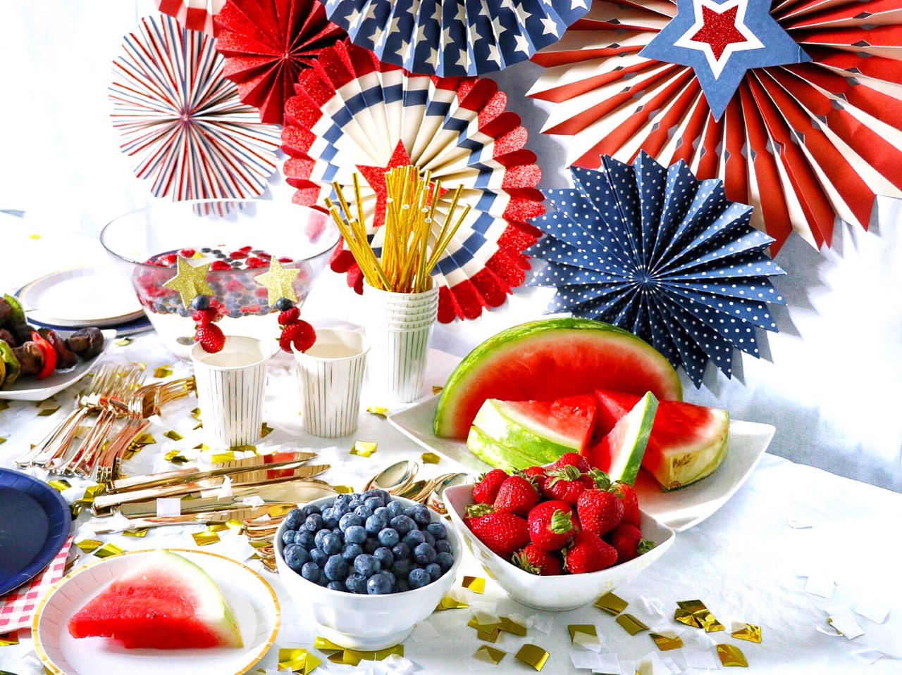 4th of July party decor and food supplies from Coterie