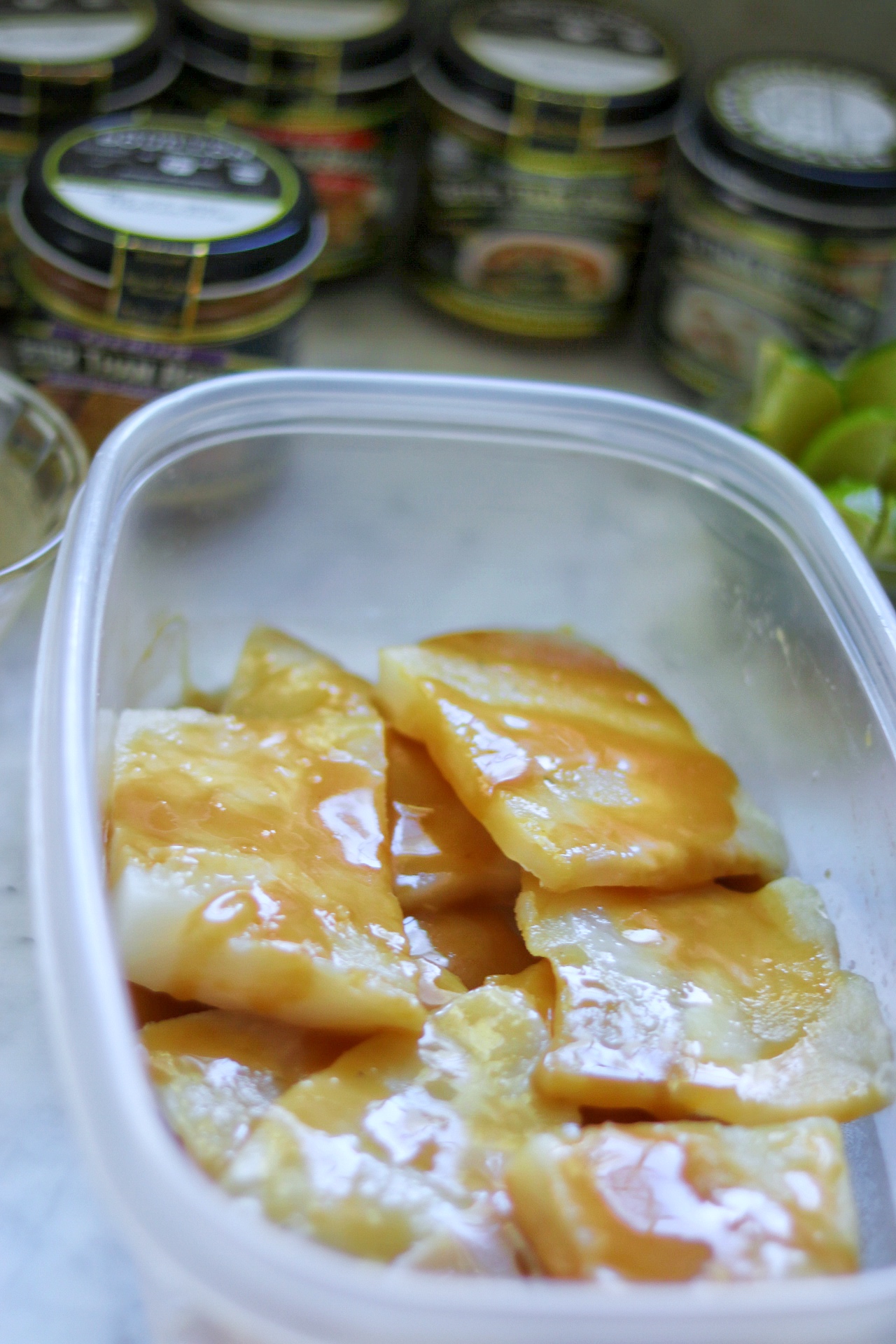 marinade for Garlic-Lime Fish Tacos