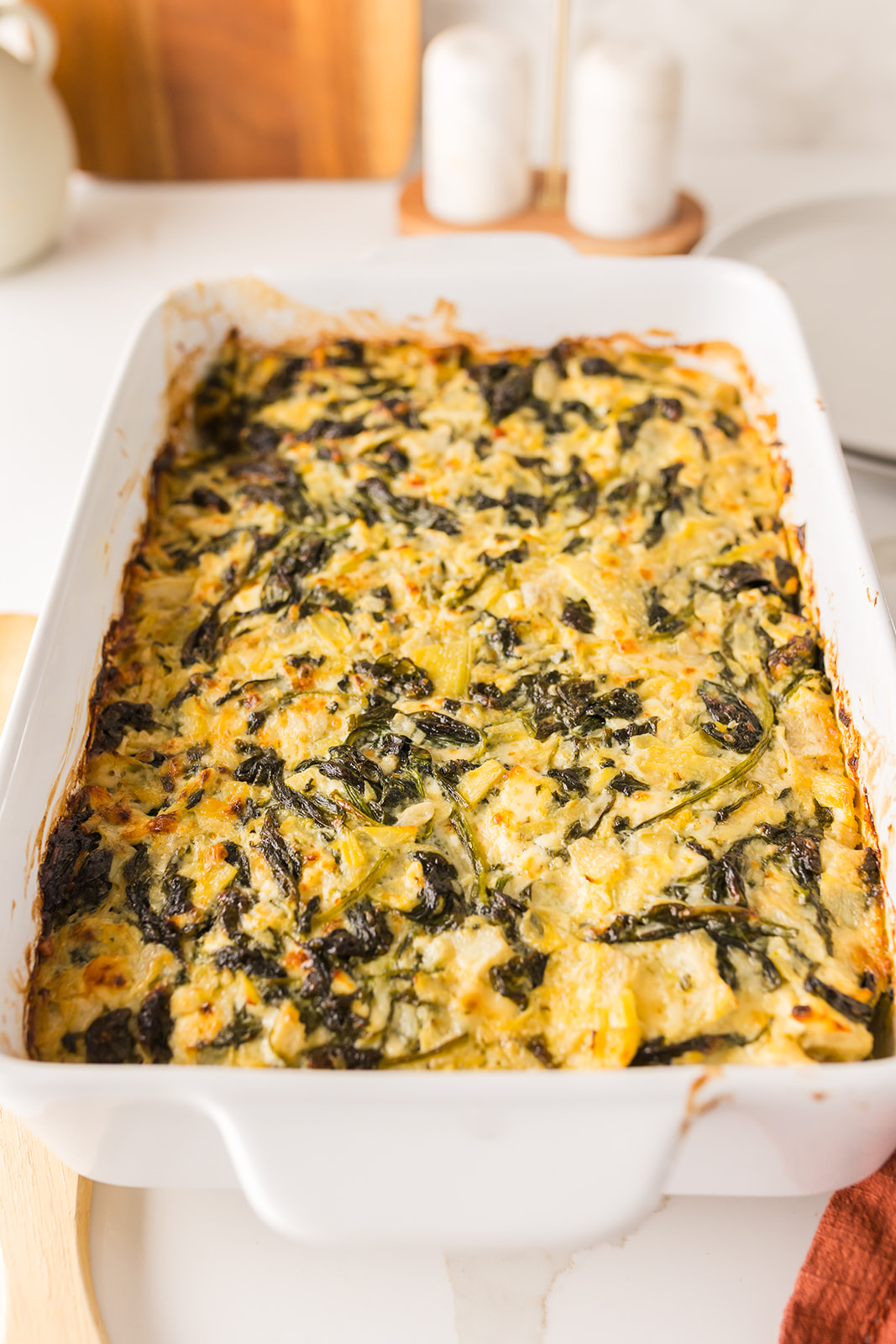 keto spinach artichoke chicken