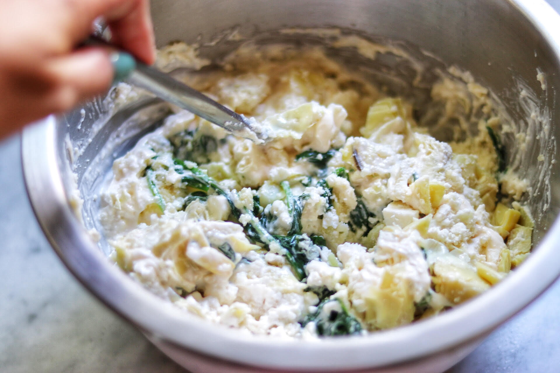 Keto Baked Spinach-Artichoke Chicken Breasts recipe